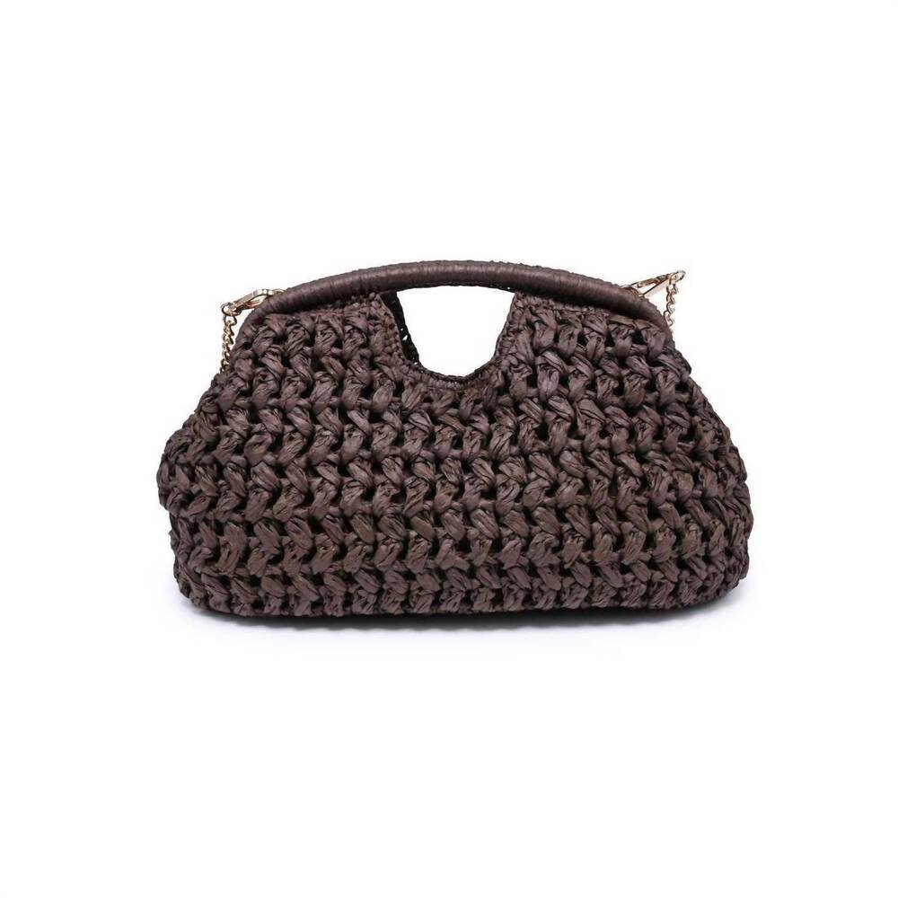 NEW URBAN EXPRESSIONS the waverly crossbody bag in chocolate